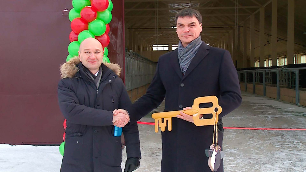 Современный высокопроизводительный молочно-товарный комплекс открылся в Быховском районе