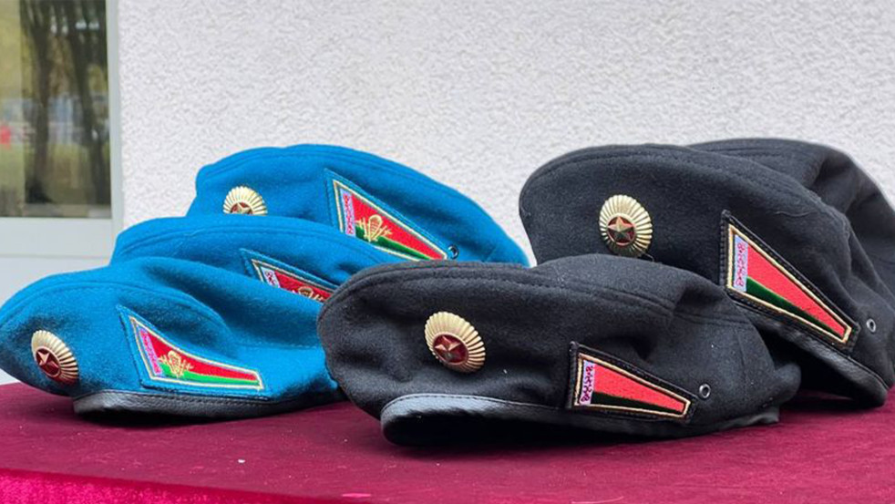 Кадеты Могилёва прошли испытания на право ношения чёрного и голубого берета