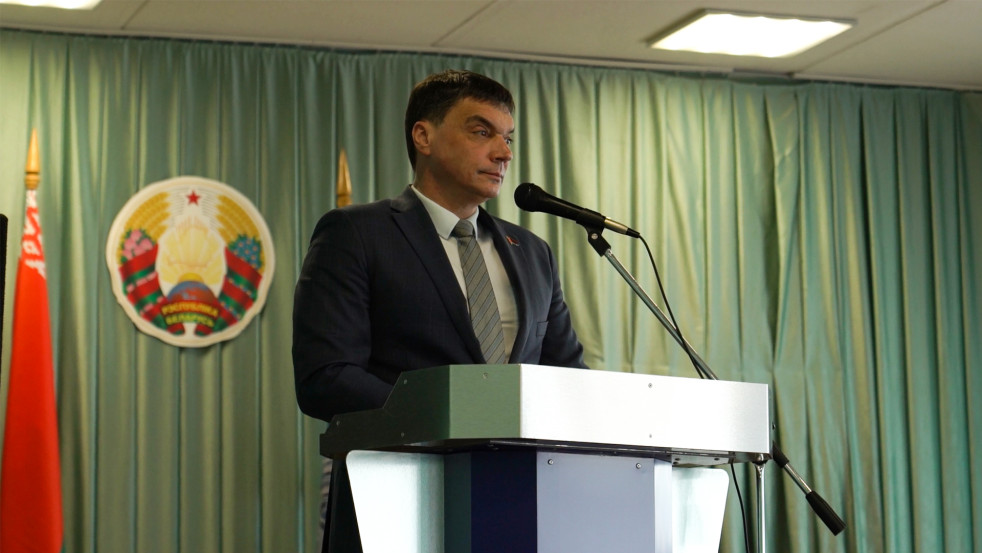 Помощник Президента Сергей Наливайко встретился с коллективом Могилёвского металлургического завода