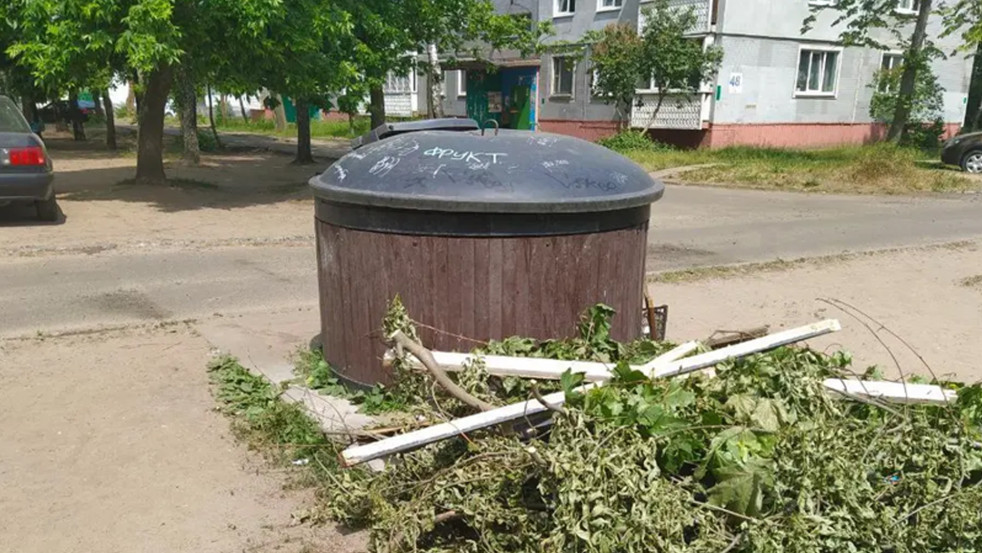 Куда сдать крупногабаритный мусор в Могилёве?