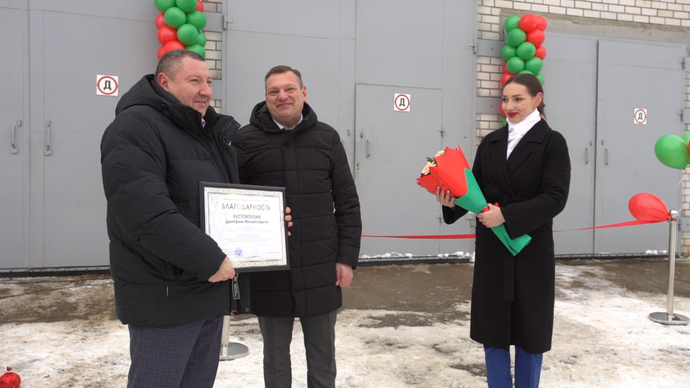 В Могилёвском районе открыли новый современный молочно-товарный комплекс