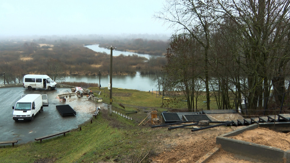 Благоустройство исторического парка на Замковой горе в Славгороде