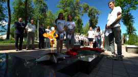 По дороге от Могилева до Брянска юноши и девушки узнали цену войны и мира