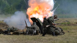 Военно-историческая реконструкция «Бобруйский котел» в деревне Щатково