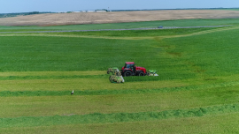 Поля Могилевщины с высоты птичьего полета / Красота работы на родной земле