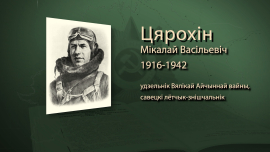 Он уничтожил два вражеских самолета тараном / Николай Терехин / Имена героев